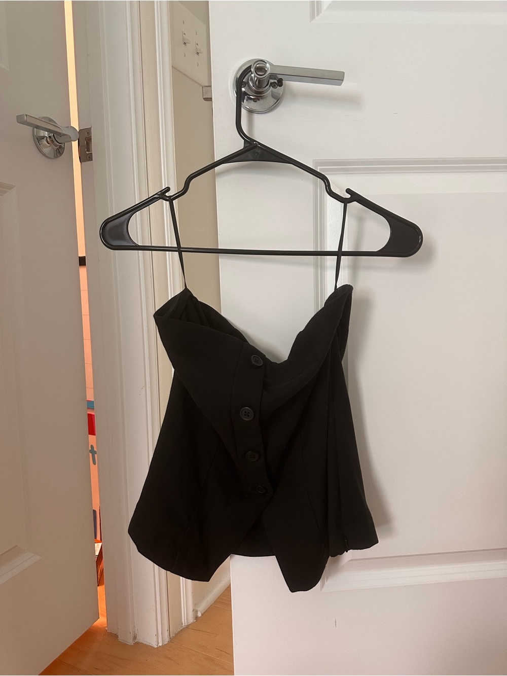 Hollister Size S - Strapless Button-Up Top